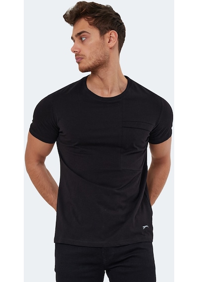 Slazenger KAURI IN Erkek Tişört Siyah