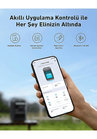Anker Solix C300x Ac 288wh I 300w 600w Surgepad Taşınabilir Güç Kaynağı - A1723