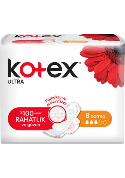 Kotex Ultra Hijyenik Ped Normal 8'li