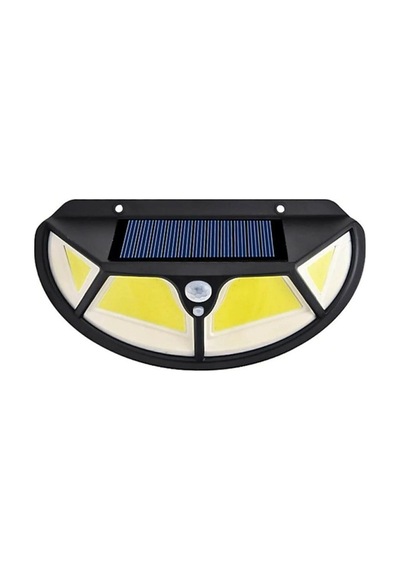 Led Lamba Fonksiyonel Sensörlü Bahçe Aydınlatıcı Lamba Led Siyah
