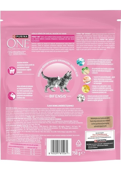 Purina One Junior Tavuklu Yavru Kedi Maması 750gr
