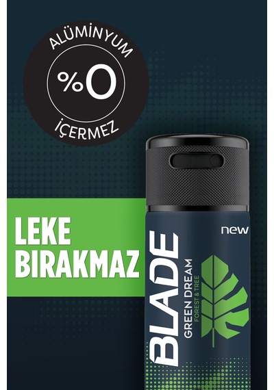 2 Adet Blade 150ml Green Dream Deodorant