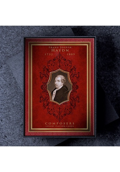 Npcc Noir Arts Franz Joseph Haydn Premium Oyun Kağıdı Koleksiyonluk İskambil Kartları