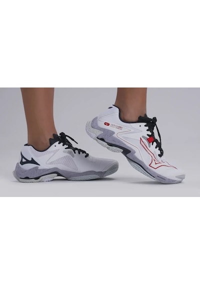 Mizuno Wave Lightning Z8 Erkek Voleybol Ayakkabısı Beyaz / Gri Çok Renkli
