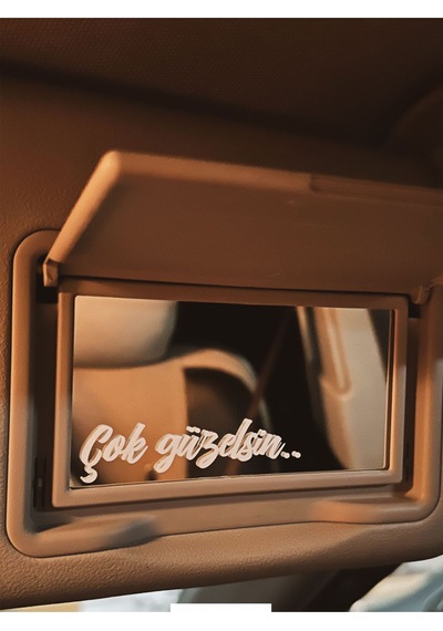 Çok Güzelsin Araç, Araba, Oto, Motorsiklet, Kask, Laptop, Cam Sticker 7,5x2 Cm