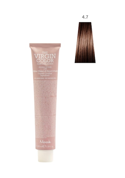 Nook Virgin Color Profesyonel Saç Boyası 100ml-çikolata Kahve/ Kestane Kahve 4.7-brown Kestane Kahve