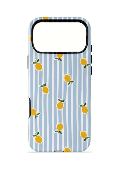 Apple iPhone Uyumlu 17 Pro Vorian Çift Katmanlı Magsafe Kılıf Tiny Lemon Rain