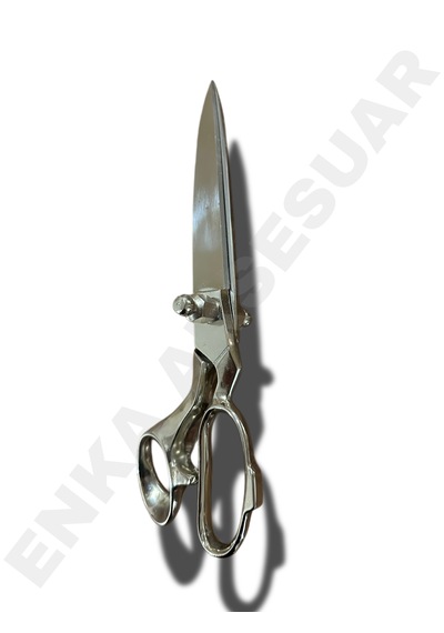 Rıza 1235 - 12 Inc Nikel Kaplama Tezgah Makası Vidalı Sistem - Ayarlanabilir Sıkılık
