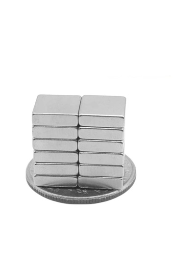 10 Adet 10mm X 10mm X 3mm Köşeli Süper Güçlü Neodyum Mıknatıs