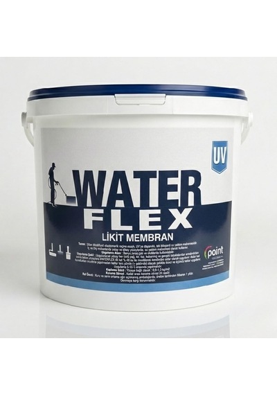 Water Flex - Uv Dayanımlı Likit Membran 5 Kg, Beyaz / Sıvı Yalıtım Malzemesi