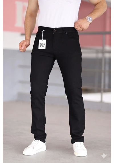 Modmen Premium Erkek Antrasit Renk Regular Fit Rahat Kesim Esnek Likralı Denim Jeans Kot Pantolon Siyah Modmen Premium Erkek Antrasit Renk Regular Fit Rahat Kesim Esnek Likralı Denim Jeans Kot Pantolon Siyah
