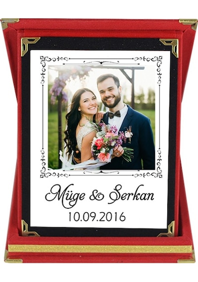 Evlilik Yıldönümü Hediyesi Fotoğraflı Kişiye Özel Hediye Seti