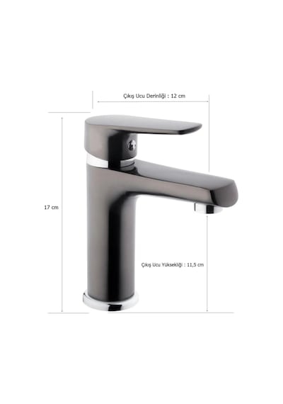 Tema Zenn Yüksek Lavabo Bataryası Mat Siyah 61080-2m Siyah