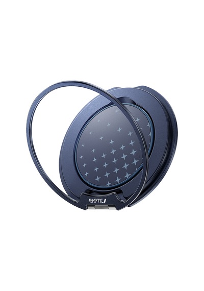 Raptic Freeflow Serenity Serisi 360 Derece Dönebilen Magnetik Ring Stand Telefon Tutucu Lacivert