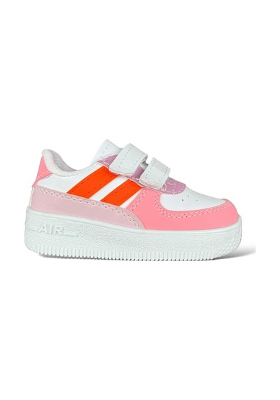 Çocuk Sneaker Spor Ayakkabı Pudra - Turuncu 001