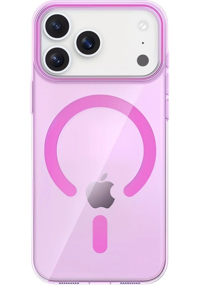 Joko Apple iPhone  Uyumlu   17 Pro Max Pc Blank Magsafe Kapak - Pembe