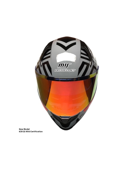 Motosiklet Kask Ece 22.r06 Sertifikalı Güneş Vizörlü Fiber Kask Full Face Motor Kaskı Yeni Sezon Bee