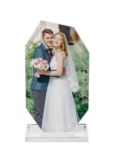 Sublimasyon Beyaz Kristal Plaket 1008