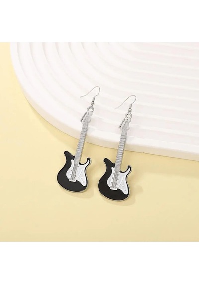 Gitar Küpe Siyah 107615214 Çok Renkli