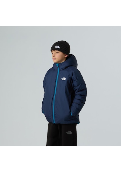 The North Face Perrıto İki Taraflı Kapşonlu Erkek Çocuk Ceketi Nf0a88twbom1 Mavi