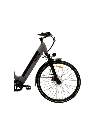 Bisan Moon S - 28'' Jant 47 Cm M Kadro Elektrikli Bisiklet - Metalik Gri Siyah Çok Renkli