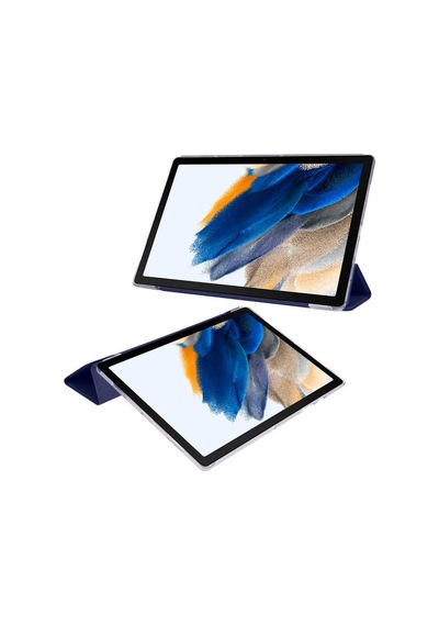 Galaxy Uyumlu  Tab A8 10.5 Sm-x200 2021 Bulut E-ticaret Smart Cover Standlı 1-1 Kılıf-turuncu Arka Kapak