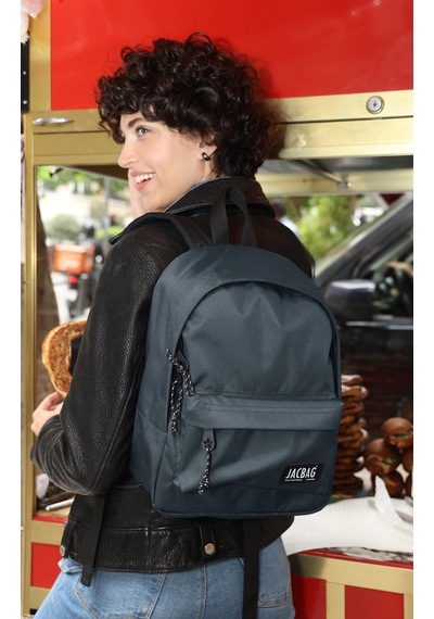 Jacbag Classic Junior -tek Bölmeli Sırt Çantası-gri Renk:gri