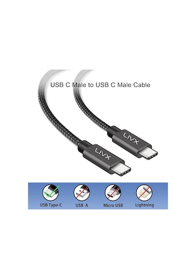 Solid 100w 5a Type C To Type C İphone 15 Pro Max Plus Hızlı Şarj Ve Data Kablosu Halat Örgülü Space Gray 1 Metre