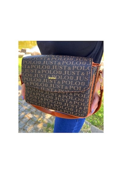 Just Polo 3 Bölmeli El Ve Omuz Çantası Kahve-taba