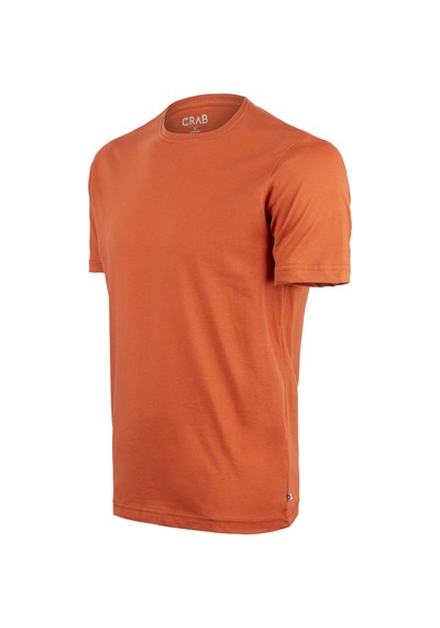 Outdoor T-shirt Günlük Pamuklu Basic Erkek Tıcol01 Kiremit