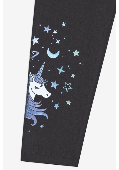 Penti Kız Çocuk Unique Unicorn Warm Siyah Tayt