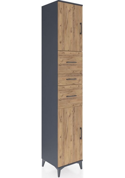 Hyperion Dolap 3 Raflı 3 Çekmeceli 2 Kapaklı 44x44x243 Antras... Antrasit Hyperion Dolap 3 Raflı 3 Çekmeceli 2 Kapaklı 44x44x243 Antras... Antrasit