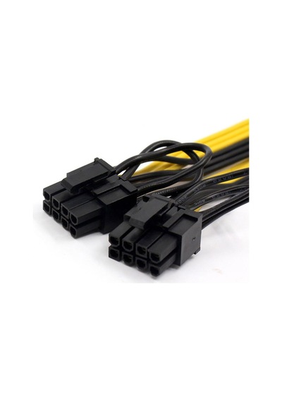 8 Pin Pcıe 2 X Pcıe 8 6+2 Pin Grafik Kartı Y-splitter Güç Kablosu