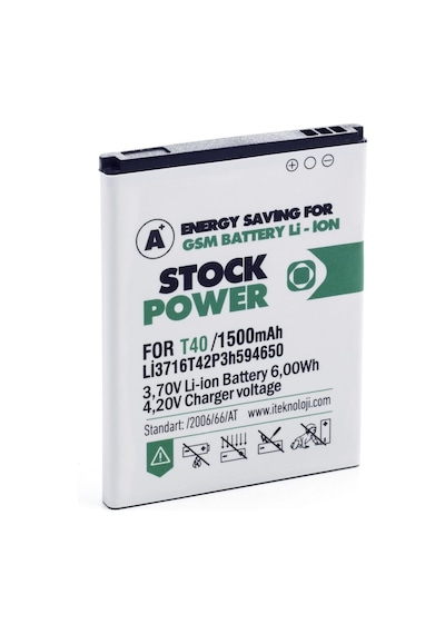 Turkcell T-40 / Zt Avea In Touch 2 1500 Mah Stock Power Batarya
