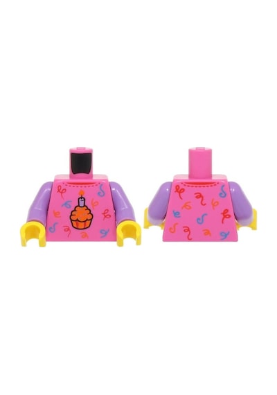 Minifigür Parçaları: Torso, Vücut, Gövde: 973pb6028c01