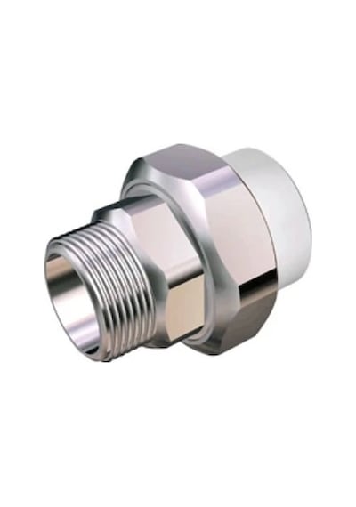 Mey İthalat Pvc Boru Pprc Dış Dişli Oynar Başlı Rekor 20x1/2'' 10 Adet
