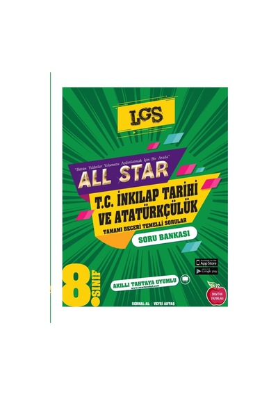 Newton 8.sınıf All Star T.c. İnkılap Tarihi Ve Atatürkçülük Soru Bankası