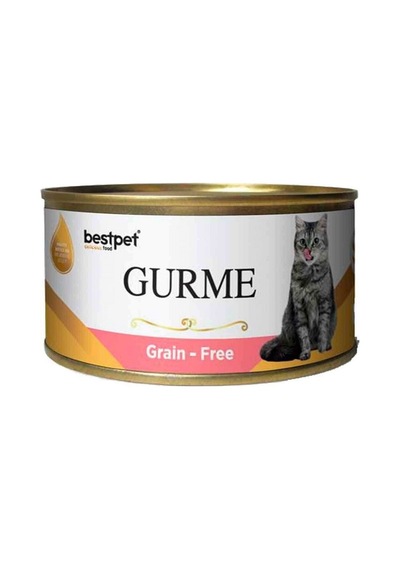 Bestpet Gurme Jöleli Somonlu Kısırlaştırılmış Konserve Yetişkin Kedi Maması 100 G