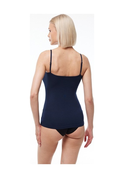 Malabadi Kadın Ayarlanabilir Ip Askılı Atlet Modal Atlet 140 Lacivert