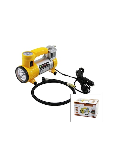 Yage Yg-735 Fenerli Oto & Araç Hava Kompresörü Çakmaklık Fişli 12v 15a 150psı 35lpm