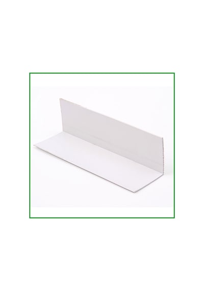 Plastik Köşebent Beyaz 3 CM x 3 CM - 1 Metre (100 CM)