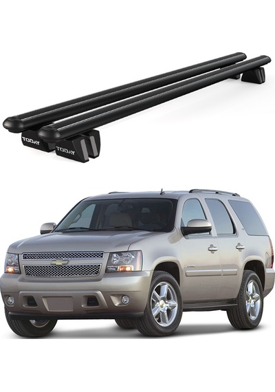 Pençe Chevrolet Tahoe 2007-2014 Uyumlu Siyah Ara Atkı 135cm Port Bagaj Tavan Barı