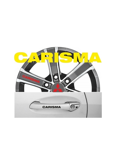 Carisma Kapı Kolu Sticker Yapıştırma 8Adet