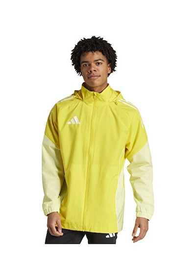 Adidas Tiro25c Aw Jkt Erkek Futbol Antrenman Yağmurluk Jı8958 Sarı Sarı