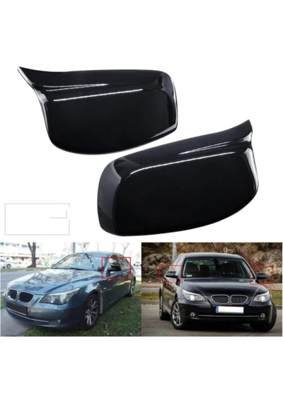 Bmw E60 5.seri 2004-2010 Plastik Siyah Batman Ayna Kapagı