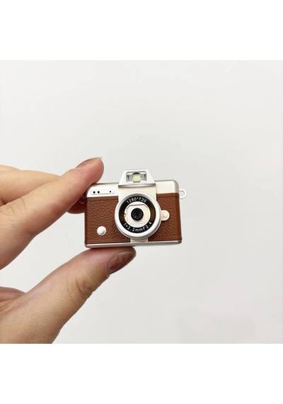 Retro Fhd Mini Parmak Kamera Çevirmeli Ekranlı Boyun Askı Zinciri Taşınabilir Spor Seyehat Kamera 1