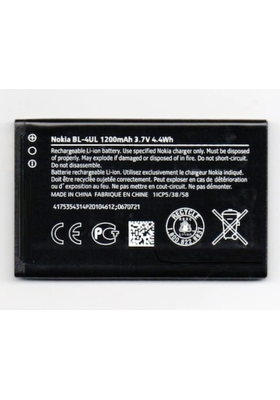 Nokia Lumia N225-215-1012-230 Yeni 3310 Bl-4Ul Batarya Pil