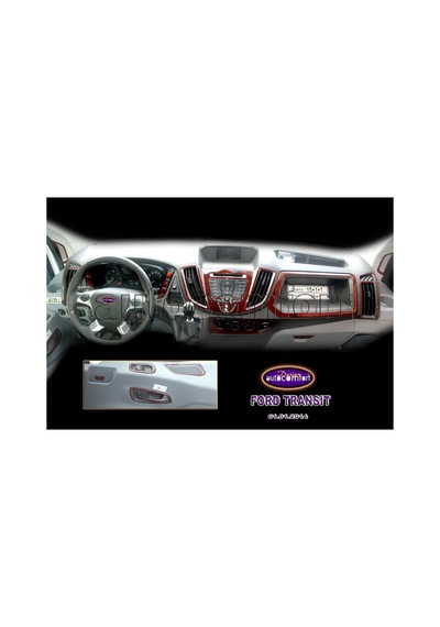 Ford Transit 2014 Full Set Torpido, Trim, Konsol, Maun Kaplama Maun Renk