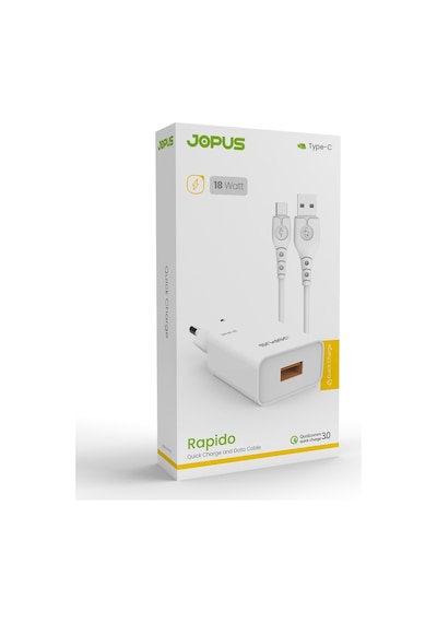 Jopus JO-S04 Type-C Rapido QC 3.0 18 W Şarj Cihazı
