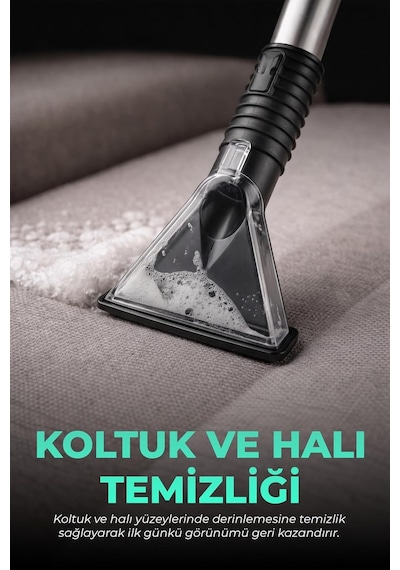 Ayrex Kt-503 Premium Koltuk & Halı Yıkama Makinesi 800w 17 Kpa